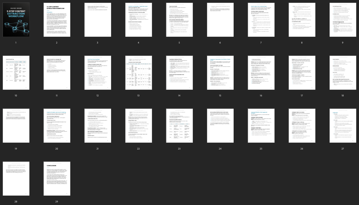 5-Step Content Extraction Workflow preview