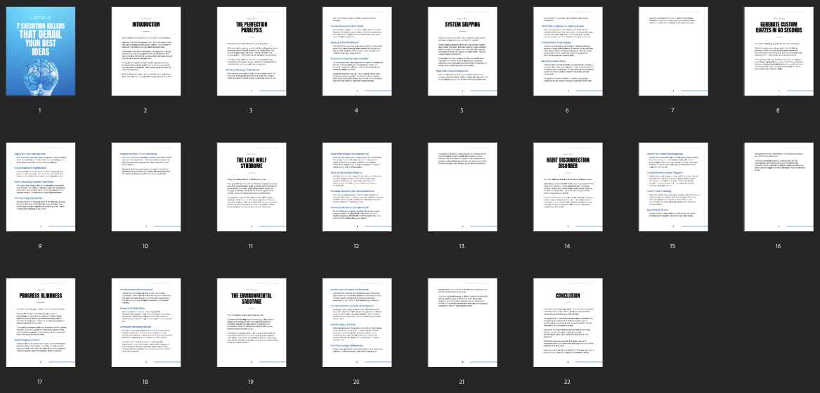 7 Execution Killers That Derail Your Best Ideas preview
