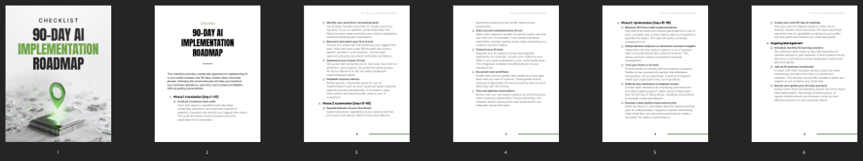 90-Day AI Implementation Roadmap preview