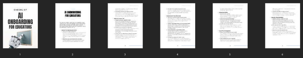 AI Onboarding for Educators preview