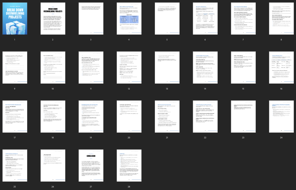 Break Down Overwhelming Projects preview