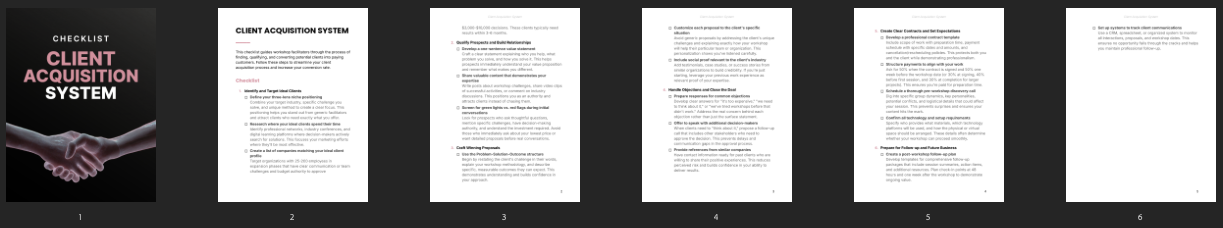 Client Acquisition System preview