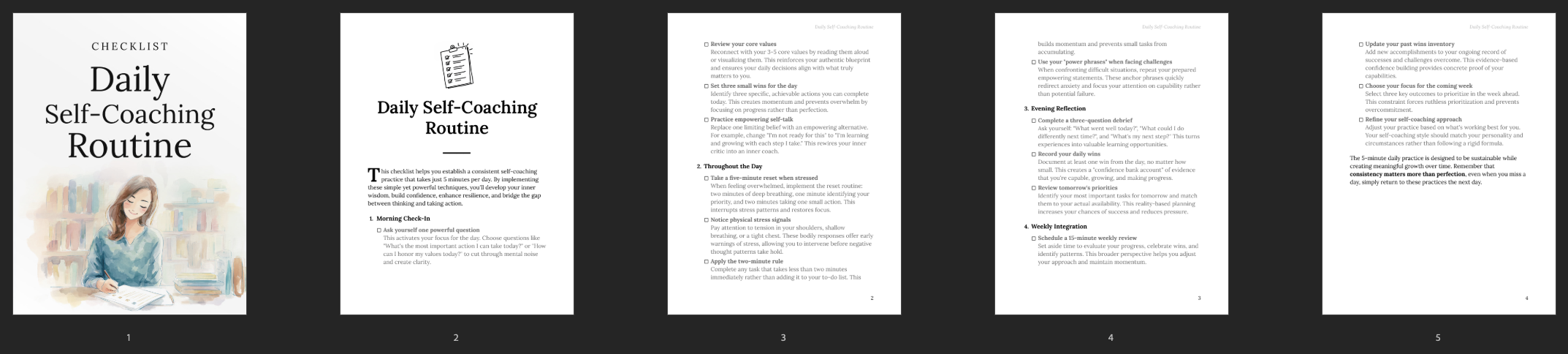 Daily Self-Coaching Routine preview