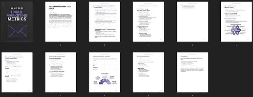 Email Marketing Metrics - Guide preview