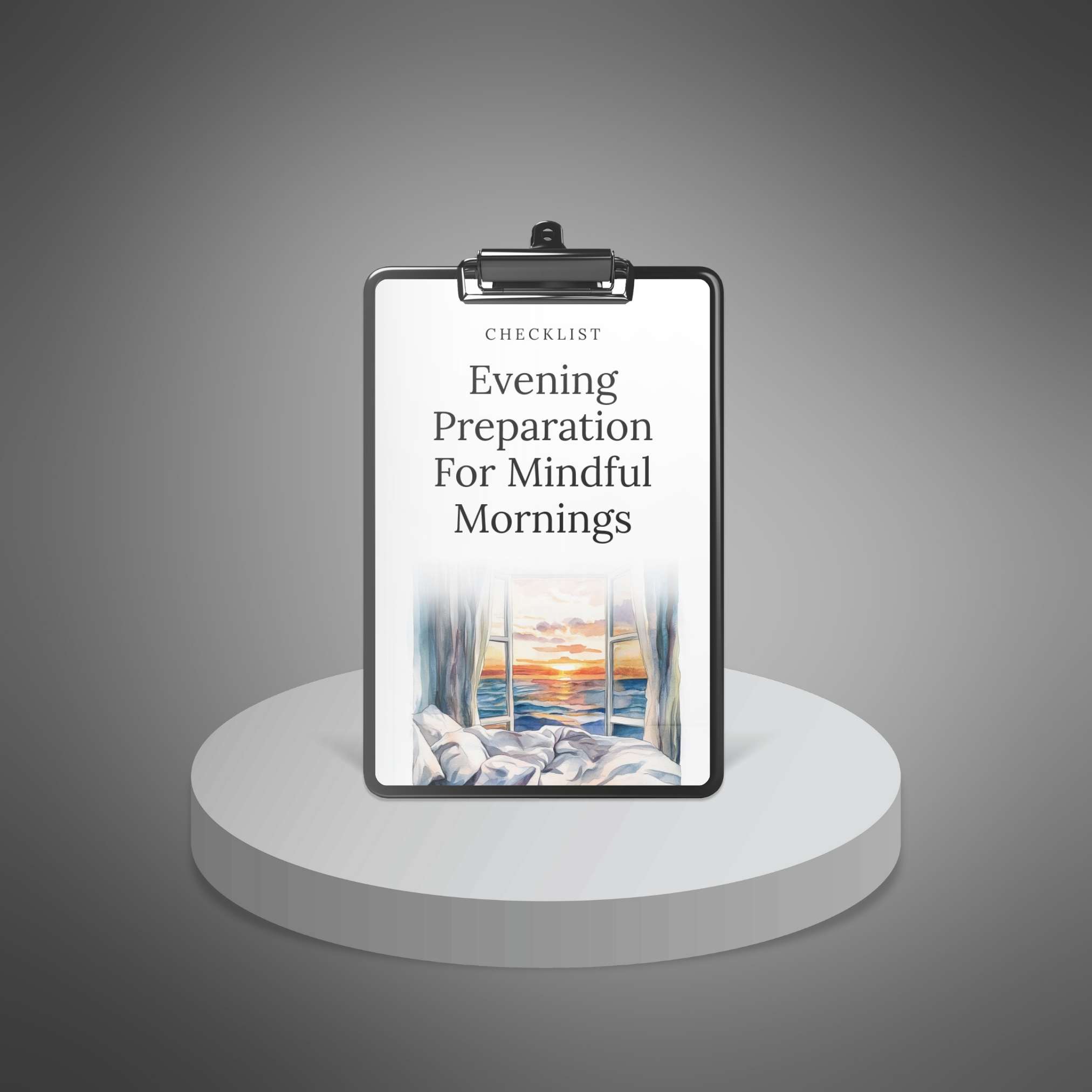 Evening Preparation for Mindful Mornings preview 1