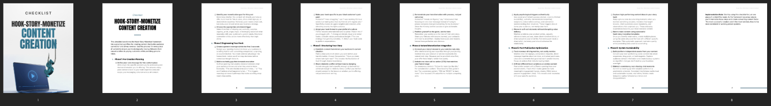 Hook-Story-Monetize Content Creation preview