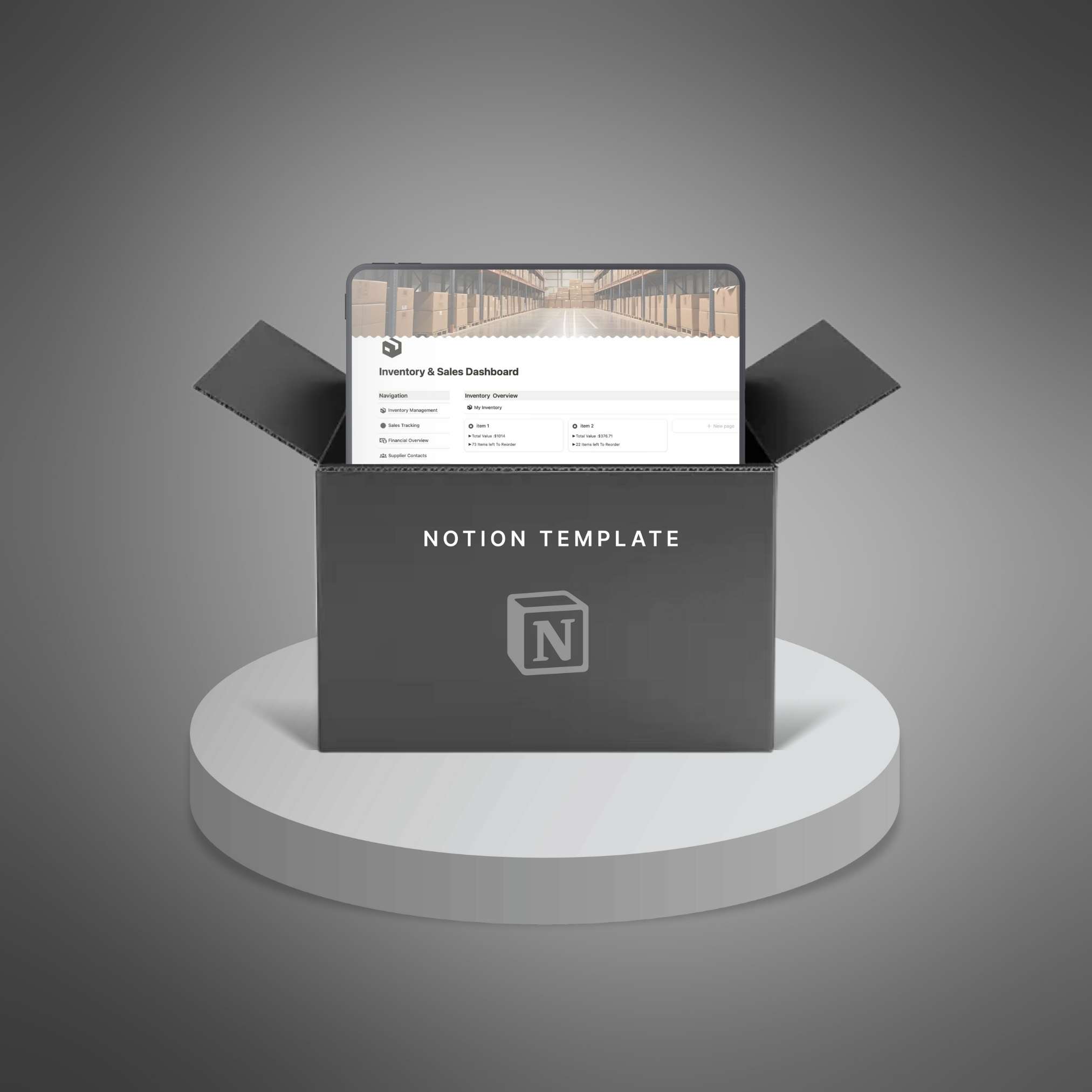 Inventory & Sales Dashboard preview 1