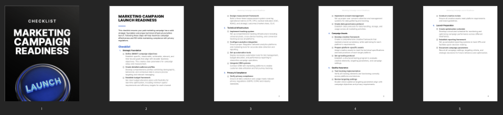 Marketing Campaign Launch Readiness preview