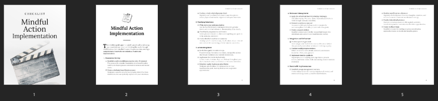 Mindful Action Implementation preview