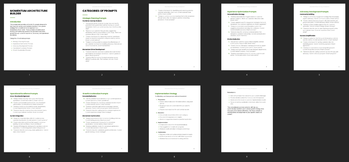 Momentum Architecture Builder preview