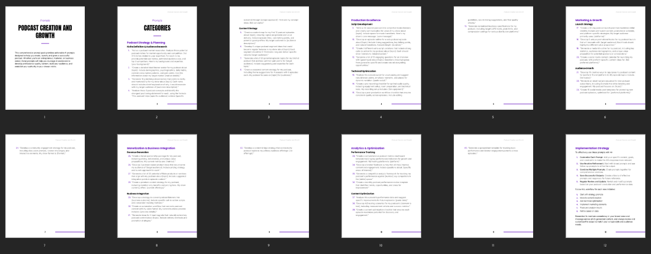 Podcast Creation and Growth preview