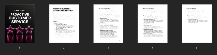 Proactive Customer Service Implementation preview