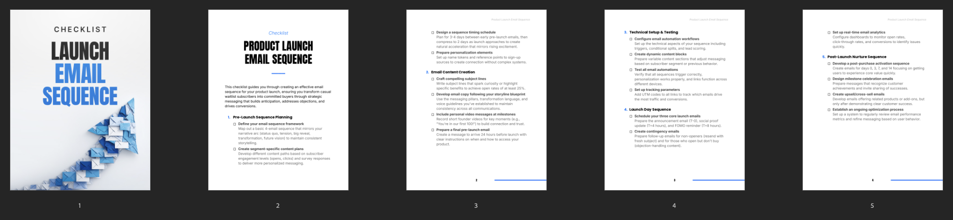Product Launch Email Sequence preview