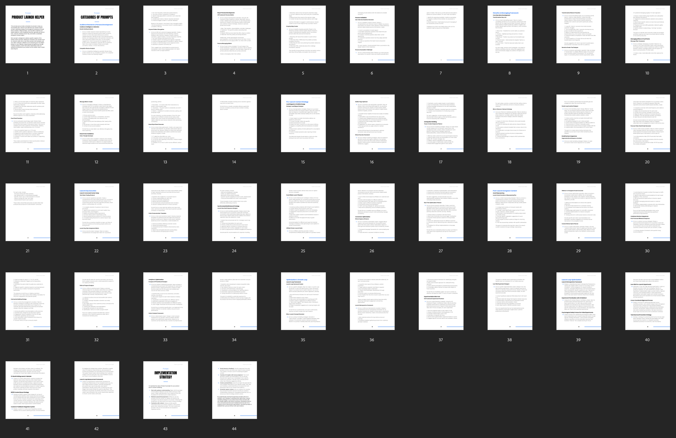 Product Launch Helper preview