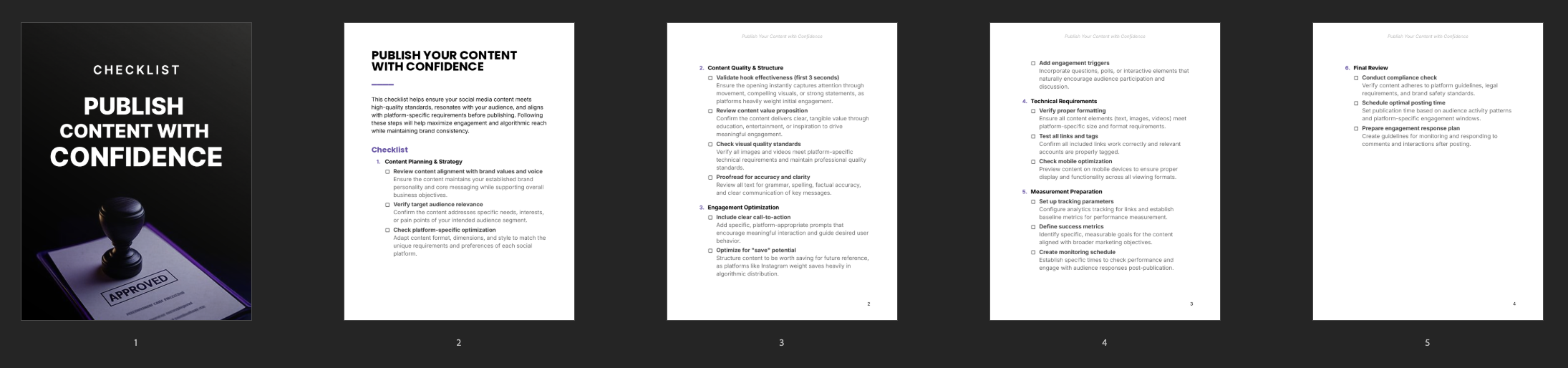 Publish Your Content with Confidence preview