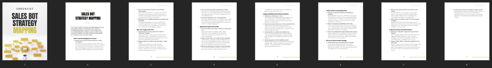 Sales Bot Strategy Mapping preview
