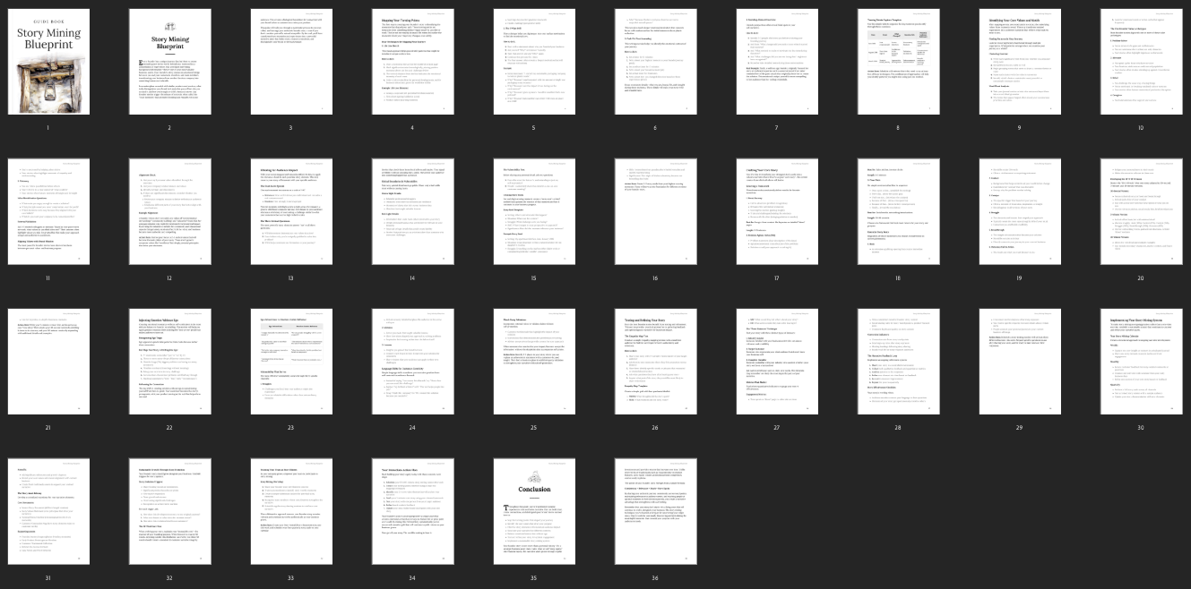 Story Mining Blueprint preview