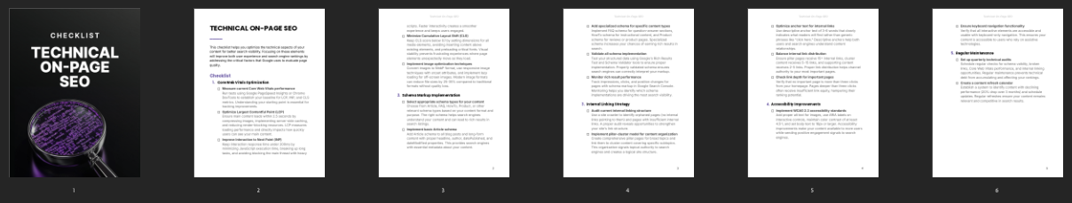 Technical On-Page SEO preview