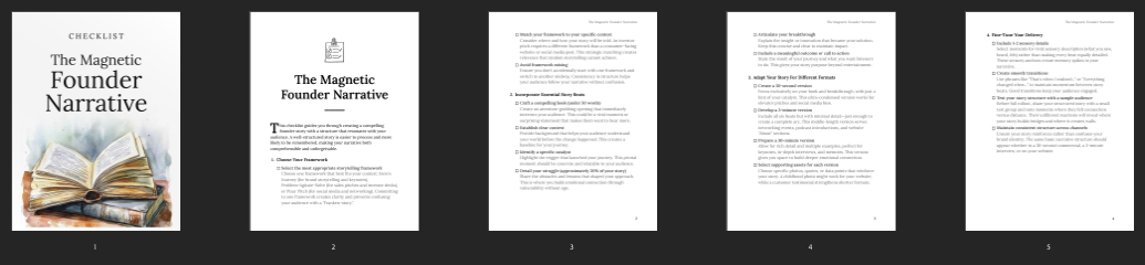 The Magnetic Founder Narrative preview