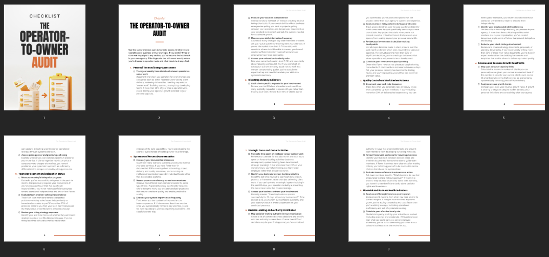 The Operator-to-Owner Audit preview
