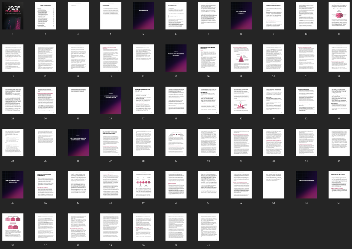 The Power of Dark Femininity preview