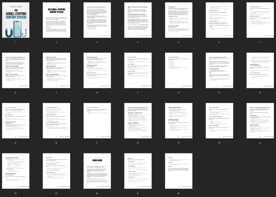 The Scroll-Stopping Content System preview