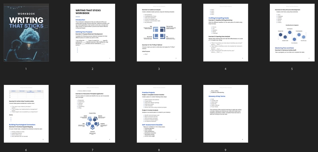 Writing That Sticks - Workbook preview